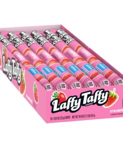 Alternative view of Laffy Taffy Rope Candy, Strawberry, 0.81 Ounce Ropes (Pack of 24) 24ct
