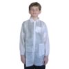 Makerspace Lab Disposable Lab Coats, White, Child Extra Small, 10 Pack