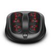 Nekteck Foot Massager with Heat, Shiatsu Heated Electric Kneading Foot Massager Machine for Plantar Fasciitis, Built-in Infrared Heat Function and Power Cord (Black) Black 13 61Qb6WBb6QL