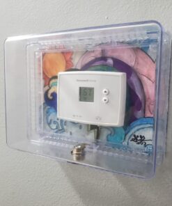 Honeywell Home CG512A1009 Large Thermostat Guard, Fits Thermostats 8. 25" W x 5. 75" H or Smaller 1 25 61QbL9lBmwL