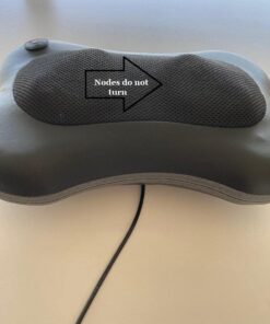 Zyllion Back and Neck Massager with Heat - 3D Deep Tissue Shiatsu Massage Pillow for Chair, Car and Muscle Pain on Whole Body: Shoulders, Calf, Foot, Legs, Arms (NOT Cordless) - Black (ZMA-13-BK) 39 61Qc6YQLc9L