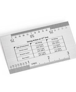 String Action Ruler Gauge Tool for Electric Bass and Acoustic Guitar 10 61Qc7k2cM0L