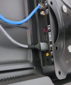 Highwings High-Speed 4K HDMI Cable 25 FT, 18Gbps 2.0 Braided HDMI Cord, 4K HDR,HDR10,HDCP 2.2,ARC,Video 4K Ultra HD,2160p,HD 1080p,3D, Compatible with Roku TV/HDTV/PS5/Blu-ray 25 feet 17 61QcCeWJqdL