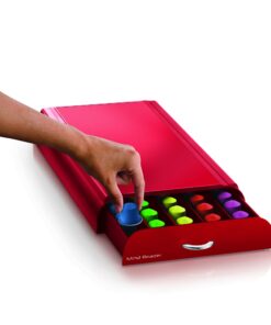 Mind Reader 50 Capacity Nespresso Capsule, 24 Capacity Vertuoline Coffee Pod Storage Drawer Organizer, Red 9.21 x 15.94 x 2.36 16 61QdIYwxXiL
