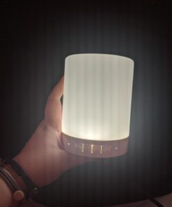 Elecstars Touch Bedside Lamp - with Bluetooth Speaker, Dimmable Color Night Light, Outdoor Table Lamp with Smart Touch Control, Best Gift for Men Women Teens Kids Children Sleeping Aid 77 61QfcKZz9rL