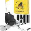 Adjustable Hoverboard Car Style Holder for 6.5" 8" 10" Two Wheel Self Balancing Scooter with 4 Length Adjustments (Balance Board Not Included) White 4 61Qg5V5oL9L