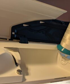 Alternative view of Set of 2 Huge White Spools Bobbin Thread for Embroidery Machine and Sewing Machine - 60 Weight - 5500 Yards Each - Polyester -Embroidex