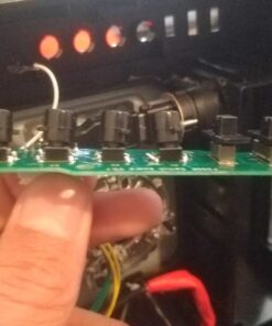 Cylewet 35Pcs 6×6×9mm Tactile Tact Push Button Switch Micro Switch Touch Switch with Button Caps of 7 Color for Arduino (Pack of 35) CYT1052 17 61QiNekhzkL