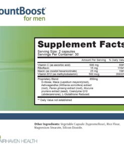 CountBoost for Men - Male Fertility Supplement to Support Count - with Ashwagandha, Maca, Glutathione, B Vitamins - FertilAid for Men Companion Product (60 Capsules / 1 Month Supply) 15 61Qj2AU5TbL