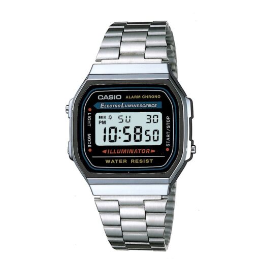 Casio Collection Unisex Adults Watch A168WA SILVER