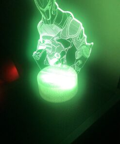 Omega Night Light Lamp 3D Vision Effect LED Night Lights Game Room Bedroom Decor Table Light Remote Control & 16 Colors Birthday Holiday Gift Ideas for Child Kids Teen Boyfriends (Omega(Remote)) Omega(Remote) 25 61QmRMJ1ODL