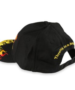 NOS 19109F NOS Cotton Flame Designed Ball Cap with NOS Logo 9 61QmsJ37yZL