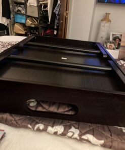 Winsome Benito 24.41-Inch Folding Bed Tray with Curved Top, Walnut (92022) 22 61QokxxiKZL