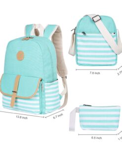 Bluboon Bookbags School Backpack Laptop Schoolbag for Teens Girls High School Water Bule 3 in 1 10 61QonajHfGL