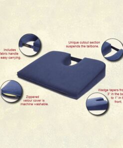 Extra Firm Tush Cush Car Computer Airplane Travel Seat Cushion Black 5 61QqkpESHL