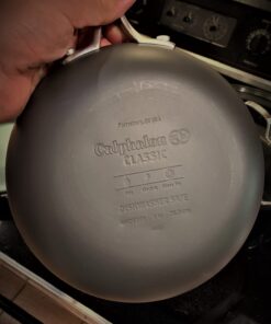 Calphalon Classic Hard-Anodized Nonstick Cookware Kitchen Essentials Set, 6-Piece Pots and Pans Set 6-Piece Nonstick w/ AquaShield™ 48 61QrKoQqkL