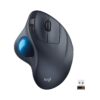 Logitech M570 Wireless Trackball Mouse – Ergonomic Design with Sculpted Right-Hand Shape, Compatible with Apple Mac / Microsoft, USB Unifying Receiver, Dark Gray (Discontinued by Manufacturer) 17 61QrqZ8uurL