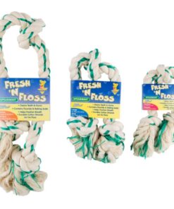 Booda Fresh N Floss 3 Knot Tug Rope Dog Toy, X-Large, Spearmint 27 61QtWX7ZhhL