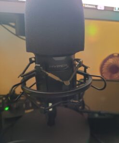 Weymic Black Universal Microphone Shock Mount for Large Diameter Diameter 48-51mm Condenser Microphone Metal Construction 34 61Qu dyXp2L