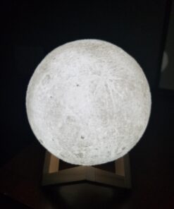 Ehobroc Moon Lamp 5.9 inch Moon Light Ball 3D Moon Lamp 3 Colors Moon Night Light, Touch&Remote Control LED Glowing Moon Globe Light, Christmas Gift for Kids Lover Children Parents Birthday Gifts 35 61QviHDuD9L