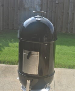 Weber 18-inch Smokey Mountain Cooker, Charcoal Smoker,Black 18" 68 61QwKRt8ktL