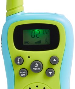 Alternative view of Amazon Basics Kids Walkie Talkie Set, Set of 2, Green and Blue