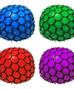 Squishy Mesh Ball Grape Stress Reliever, Random Color 12 61QxAz82reL