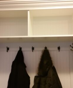 Franklin Brass Double Scroll Hook Assembly Wall Hooks 5-Pack, Gunmetal, FBSCRH5-TDG-C 5 Pack 45 61QyKlQpNJL