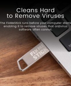 FixMeStick Computer Virus Removal Stick for Apple Macs - Unlimited Use on Up to 3 Apple Laptops or Desktops for 1 Year - Works with Your Antivirus 12 61Qz9Xm8reL