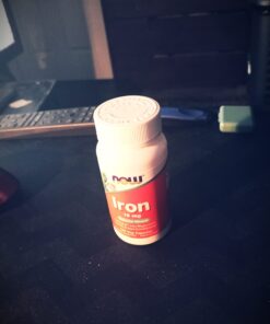 NOW Supplements, Iron 18 mg, Non-Constipating*, Essential Mineral, 120 Veg Capsules 33 61Qzi33Hr6L