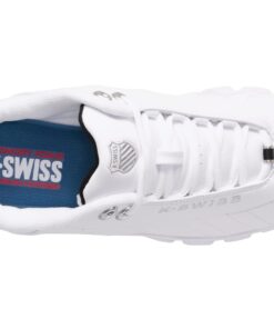 K-Swiss Men's ST329 CMF Sneaker 6.5 White/Black/Silver 12 61Qzk7hWKrL