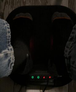 Foot Massager with Heat, Snalax Shlatsu Electic Foot Masager Machine for Plantar fascits, Foot Warmer Massager for Neuropathy Paln and Circulatlon, Glits for Eldery, Men/Women Black 593-NW 26 61R0Yl58RxL