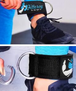 Gym Ankle Strap for Cable Machine - Exercise and Fitness Workout Strap with Neoprene Padding Attachments for LAT Pull Down Machine, Cable Home Gym and Resistance Bands 13 61R0ZQ8ZR2L