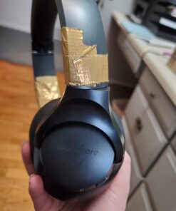 Soundcore Anker Life Q20 Hybrid Active Noise Cancelling Headphones, Wireless Over Ear Bluetooth Headphones, 40H Playtime, Hi-Res Audio, Deep Bass, Memory Foam Ear Cups, for Travel, Home Office Black 39 61R28uAy1YL