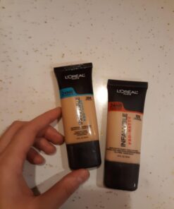 L'Oreal Paris Cosmetics Makeup Infallible Pro-Matte Liquid Longwear Foundation, Natural Buff, 1 fl oz. 103 Natural Buff 1 Fl Oz (Pack of 1) 26 61R2ntDMIDL