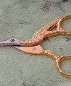 Fiskars Gingher Stork Embroidery Scissors (3 ½ in.), Gold 3.5" Gold 35 61R2yAl7moL
