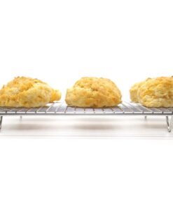 KITCHENATICS Small Quarter Sheet Cooling Rack for Cooking and Baking, Oven-Safe Stainless Steel Wire Rack, Baking Rack for Oven Cooking, Heavy Duty Cookie Cooling Rack fits Quarter Sheet Pan - 8.5x12 8.5" x 12" Quarter Sheet (SMALL) - 1 PC 31 61R3X10YkQL