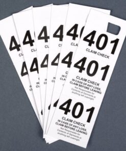 Winco Coat Checks, White, 500 Per Box, Medium 1 5 61R4CHp2MQL