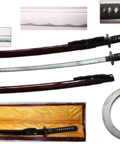 New Handmade Battle Ready Razor Sharp Japanese Fighting Samurai War Lord Warrior Miyamoto Musashi Wakizashi Katana Sword