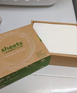 Sheets Laundry Club - As Seen On Shark Tank - Laundry Detergent - (Up to 100 Loads) 50 Laundry Sheets- Fresh Linen Scent - No Plastic Jug - New Liquid-Less Technology - Lightweight - Easy To Use - 50 Count (Pack of 1) 44 61R4ujYpNL