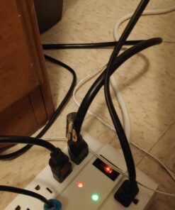 Tripp Lite P007-006 Heavy Duty Computer Power Cord, 15A, 14AWG (NEMA 5-15P to IEC-320-C13), 6-ft Black 6-feet 15 61R52oNCRL