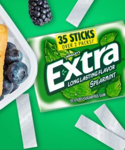 Extra Spearmint Sugar Free Chewing Gum Bulk Pack, 35 Count (6 Pack) 35 Count (Pack of 6) 17 61R6Suf5thL