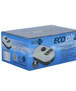 EcoPlus ECOair2 Adjustable Air Pump 126 GPH - 3 Watt with Two Outlets, Grey/Black 17 61R8slvwycL