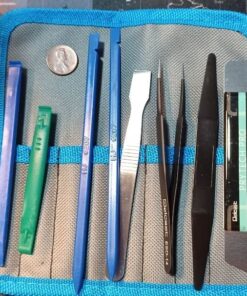 Professional Opening Pry Tool Repair Kit with Non-Abrasive Nylon Spudgers and Anti-Static Tweezers, 8 Piece Set 31 61RA5rDG PL