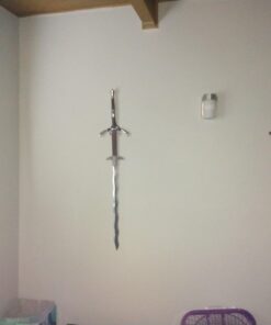 YYST MINI Adjustable Sword , Wall Hook Display Hanger Wall Mount for Sword ,Dagger ,Axe,KeyBlade, etc-4/PK- No Sword-Vertical Display 33 61RCXwCAzAL