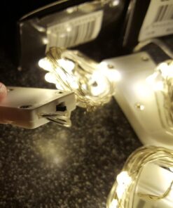 Lighting EVER Fairy Lights Battery Operated 20 LED Mini String Lights, Small Pixie Lights for Mason Jars, Crafts, DIY Wedding Party Centerpieces, Bedroom Wall Vines Holiday Garland, 8 Pack Pack of 8 Units 45 61RCkQvLUL