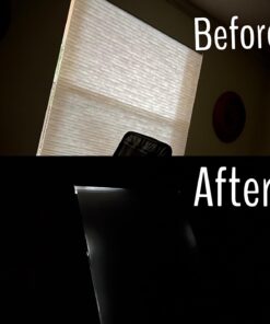 Amazon Basics Portable Travel Window Blackout Curtain Shades with Suction Cups-Black, 1-Pack, 78 by 50 inches - 1 Pack, Moon and Stars 35 61RDoq4aAzL