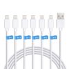 iPhone Charger, 6Pack 3FT Lightning Cable Sundix iPhone Charger Cable Charging Cord Compatible iPhone 14/13/12/12Pro/12ProMax/11/11Pro/11Pro MAX/XS/XS MAX/XR/X/8/8Plus/7/7Plus and More White 36 61REAdEEaEL