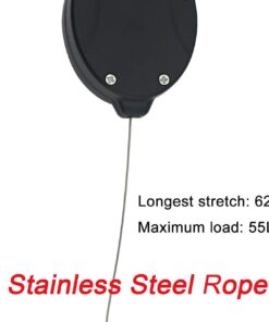 TIHOOD 2PCS Plant Pulley Retractable Hanger Hooks - Hanging Plants Garden Baskets Pots Bird Houses. 5ft Long & 55 lbs Weight Capacity 10 61RET3OYAPL