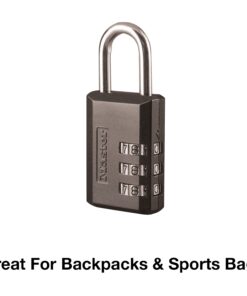 Master Lock Combination Padlock, 1, Black 19 61RFcKETKFL